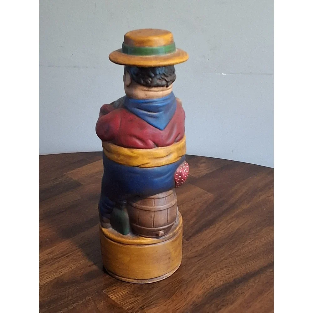 Vintage Alberta Molds Italian Deli Man Decanter Signature Shot